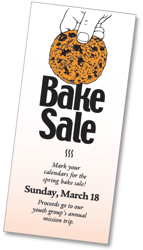 Church Bake Sale Flyer