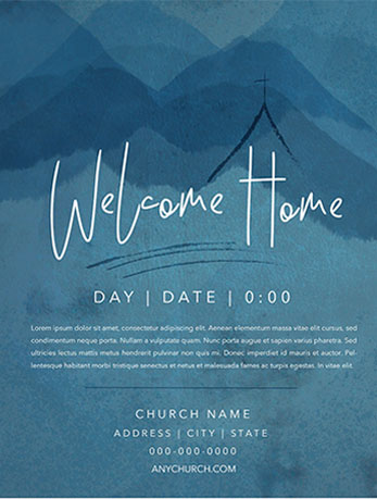 Welcome Home Flyer Template